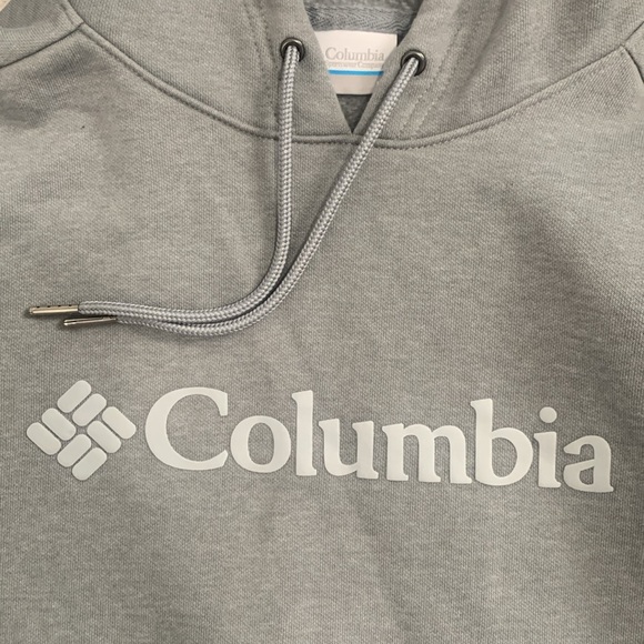 Columbia ~ Grey Hoodie, Fleeced lined, cozy warm soft - Picture 8 of 8